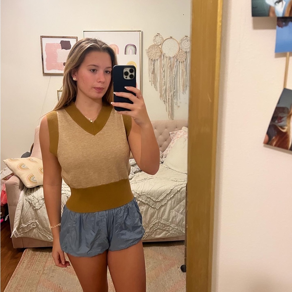 Brown sweater top